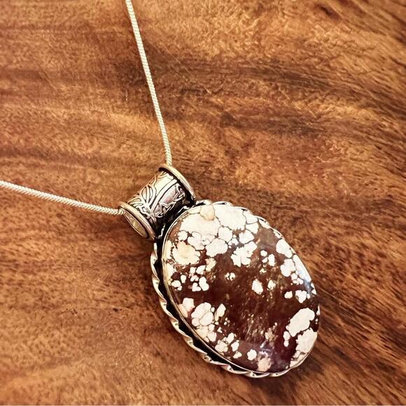 Kb Jewelry - GORGEOUS WILD HORSE JASPER PENDANT